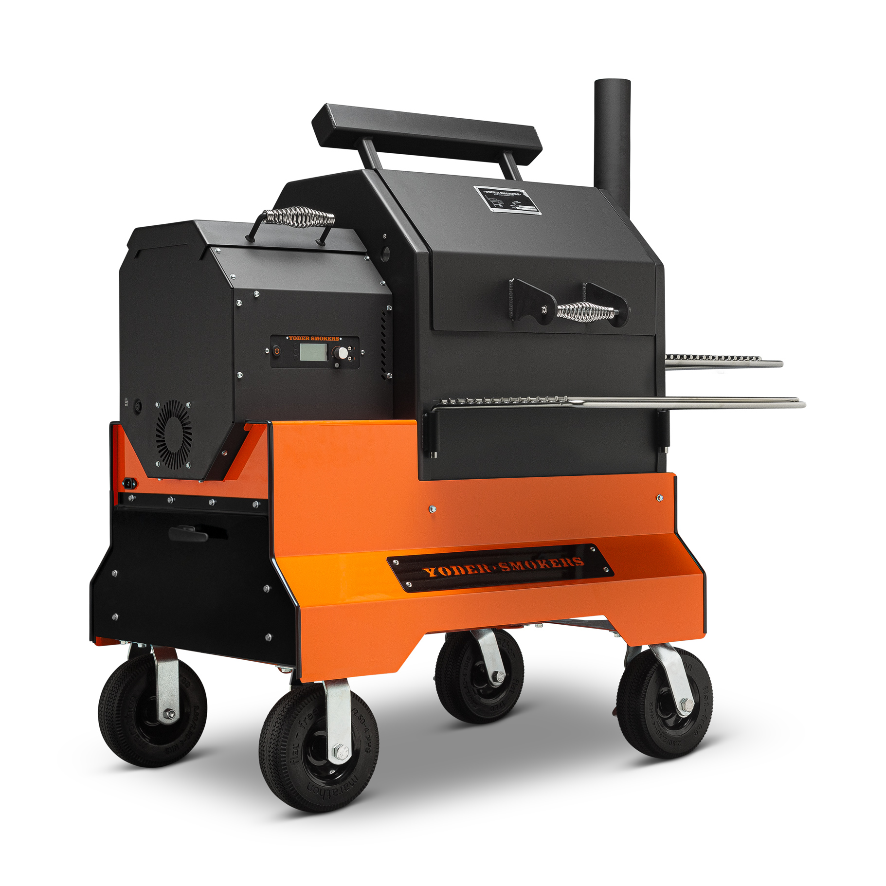 Yoder Smokers 480S Pellet Grill on Competition Cart