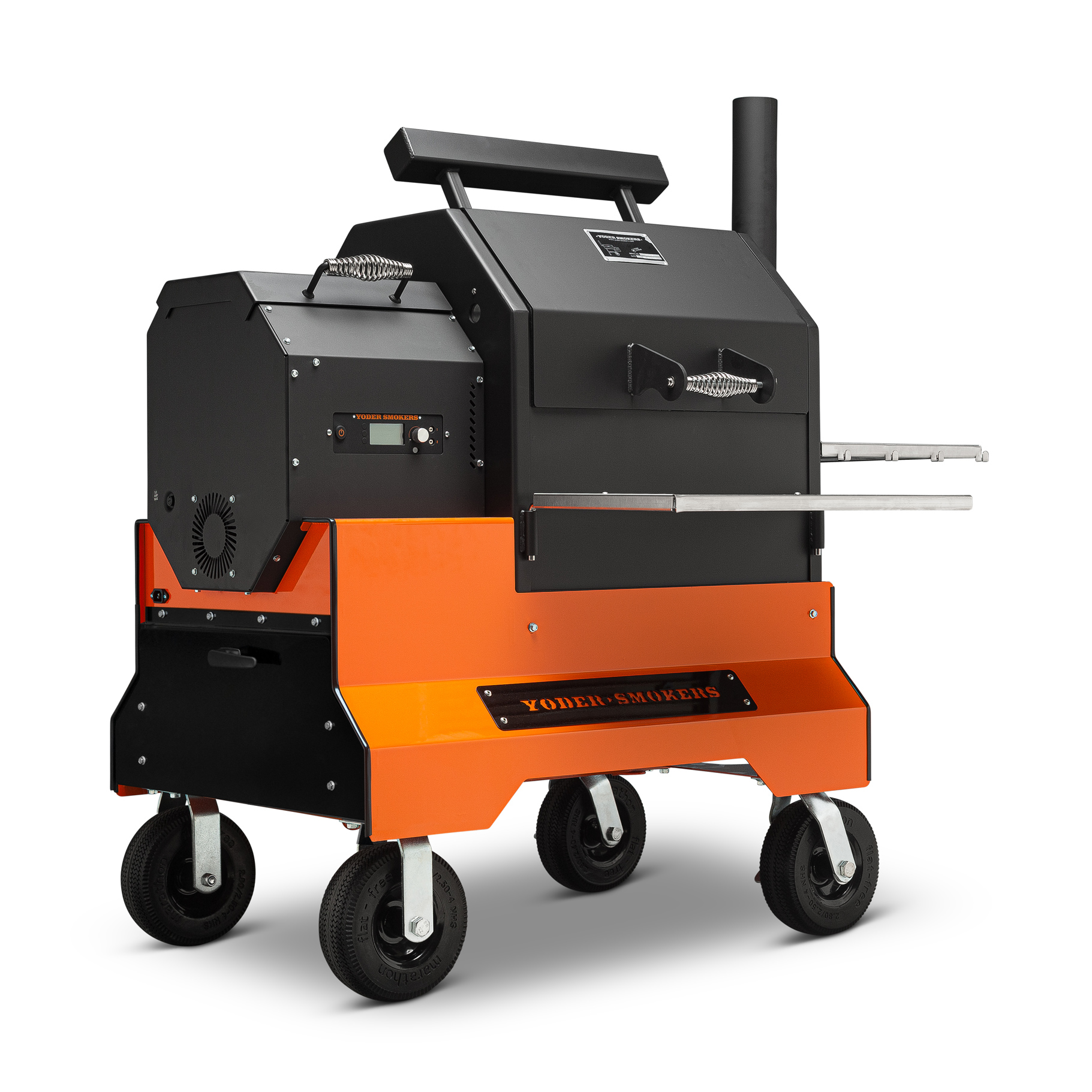 Yoder Smokers 480S Pellet Grill on Competition Cart