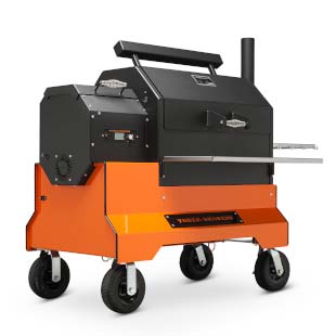 Yoder Smokers YS640s Pellet Smoker on Competition Cart